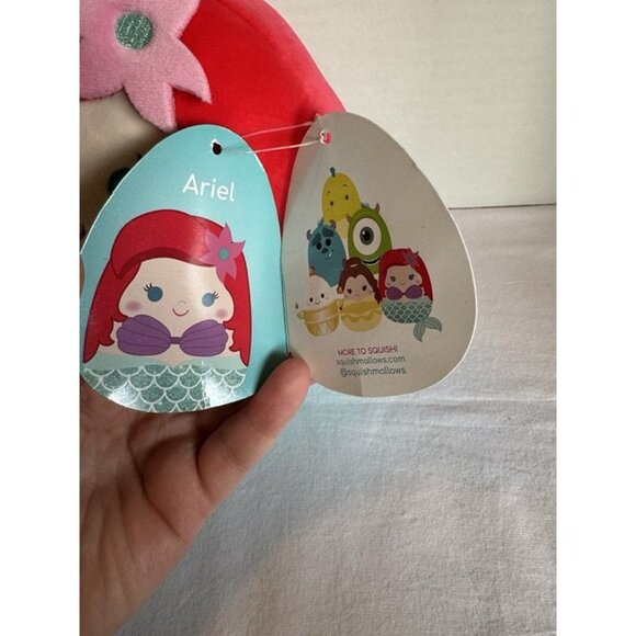 Squishmallows 10" Disney Ariel Little Mermaid Stuffed Animal Plush Toy 2021 - Picture 3 of 4